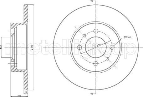 Cifam 800-083 - Bremžu diski www.autospares.lv