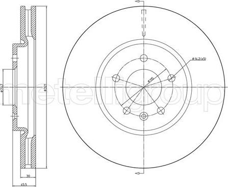 Cifam 800-1436C - Bremžu diski www.autospares.lv