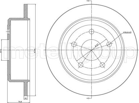 Cifam 800-1428C - Bremžu diski www.autospares.lv