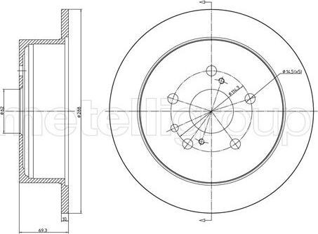 Cifam 800-1542C - Bremžu diski www.autospares.lv