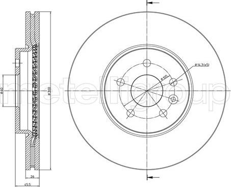 Cifam 800-1507C - Bremžu diski www.autospares.lv