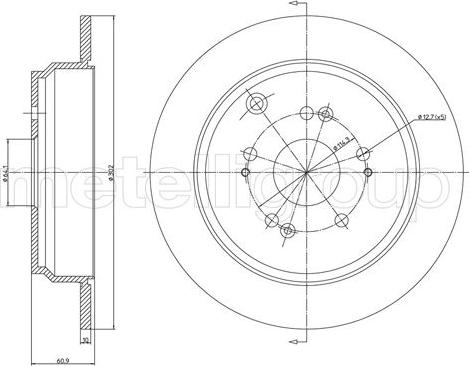 Blue Print ADH243105 - Bremžu diski www.autospares.lv