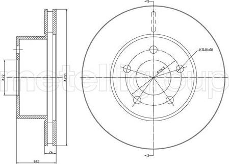 Cifam 800-1051C - Bremžu diski www.autospares.lv