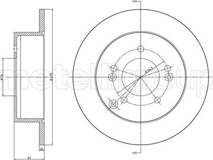 Cifam 800-1193C - Bremžu diski www.autospares.lv