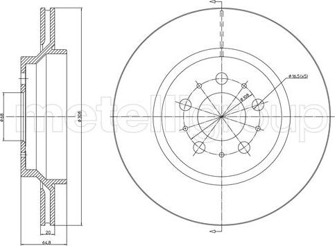 Cifam 800-1133C - Bremžu diski www.autospares.lv