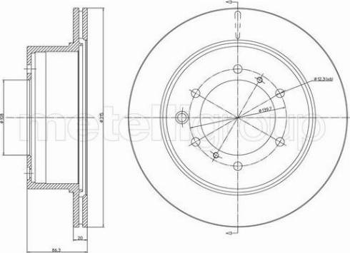 Cifam 800-1129C - Bremžu diski www.autospares.lv