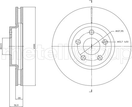 Cifam 800-1834C - Brake Disc www.autospares.lv