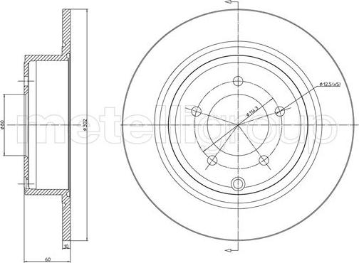 Cifam 800-1223C - Bremžu diski www.autospares.lv