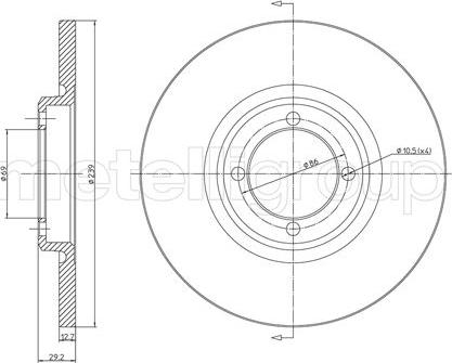 Cifam 800-127 - Bremžu diski autospares.lv