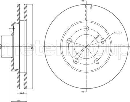 Cifam 800-1720C - Тормозной диск www.autospares.lv