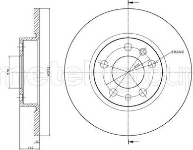 Cifam 800-862C - Bremžu diski www.autospares.lv