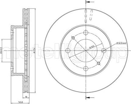 Cifam 800-836 - Bremžu diski www.autospares.lv