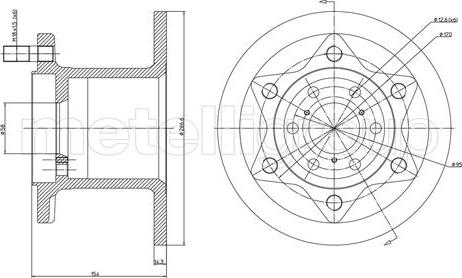 Cifam 800-342 - Bremžu diski www.autospares.lv