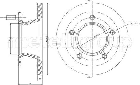 Cifam 800-308 - Bremžu diski www.autospares.lv