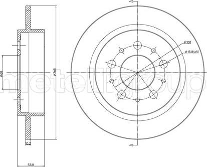 Cifam 800-311 - Bremžu diski www.autospares.lv