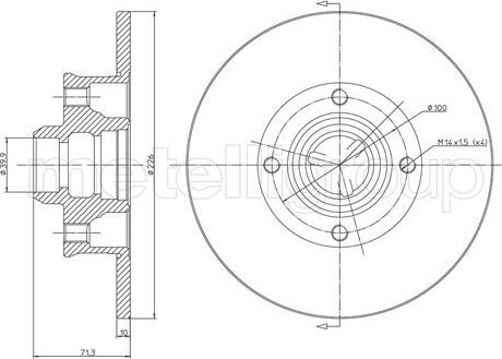 Cifam 800-312 - Bremžu diski www.autospares.lv