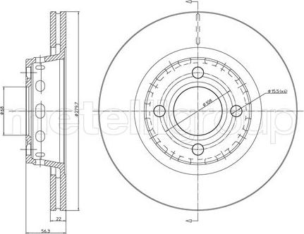 Cifam 800-330 - Bremžu diski www.autospares.lv