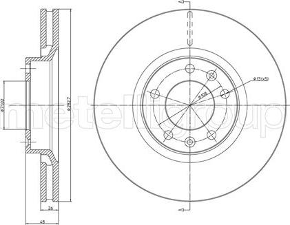 Cifam 800-295 - Bremžu diski www.autospares.lv