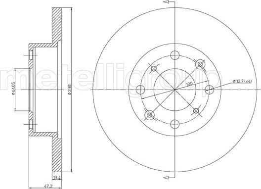 Cifam 800-268 - Bremžu diski autospares.lv