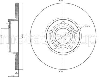 Cifam 800-263 - Bremžu diski www.autospares.lv