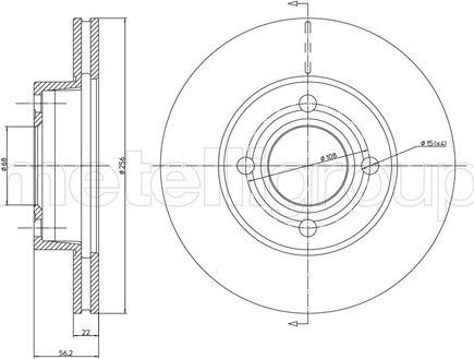 Cifam 800-234 - Bremžu diski www.autospares.lv