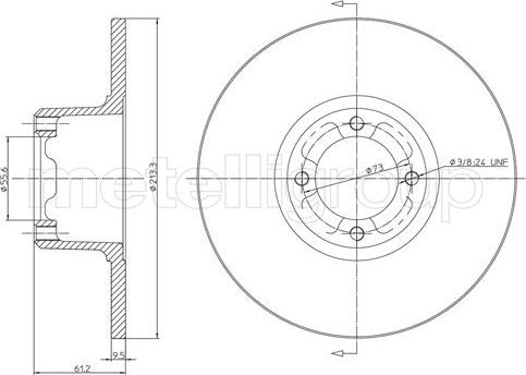 Cifam 800-220 - Bremžu diski www.autospares.lv