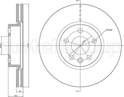 Cifam 800-792 - Bremžu diski autospares.lv