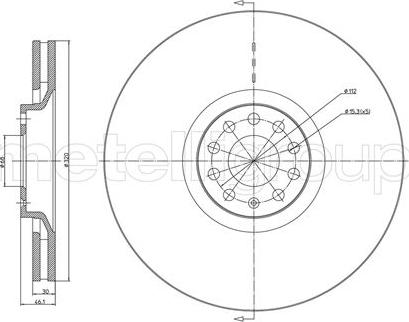 Cifam 800-705C - Тормозной диск www.autospares.lv