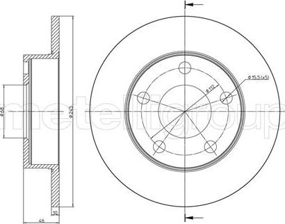 Cifam 800-708C - Bremžu diski www.autospares.lv