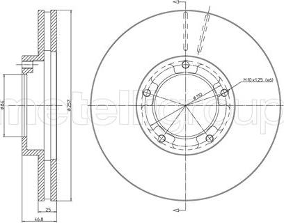 Cifam 800-716 - Bremžu diski www.autospares.lv