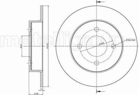 Cifam 800-720 - Bremžu diski www.autospares.lv