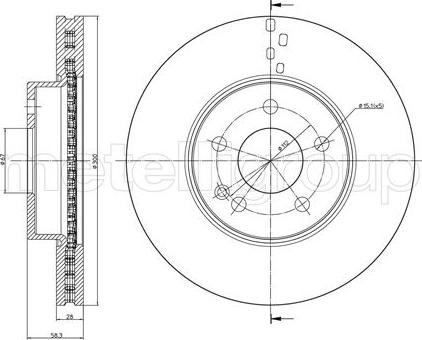 Cifam 800-723 - Bremžu diski www.autospares.lv