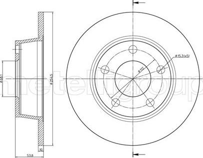 Cifam 800-774C - Bremžu diski www.autospares.lv