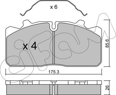 Pagid T9060 - Brake Pad Set, disc brake www.autospares.lv