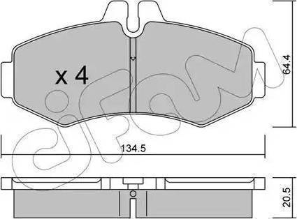 Remsa 70100 - Bremžu uzliku kompl., Disku bremzes www.autospares.lv