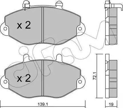 BOSCH 986460962 - Bremžu uzliku kompl., Disku bremzes www.autospares.lv