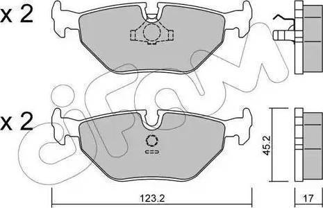 Lemförder 25504 02 - Brake Pad Set, disc brake www.autospares.lv