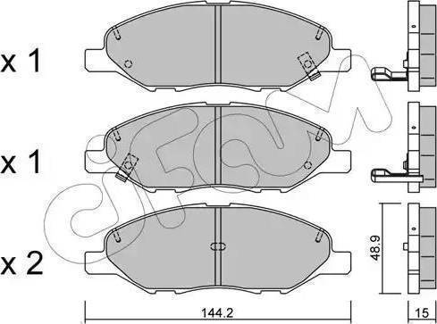 Valeo 601338 - Bremžu uzliku kompl., Disku bremzes www.autospares.lv