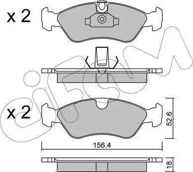 Magneti Marelli 323700003000 - Bremžu uzliku kompl., Disku bremzes www.autospares.lv