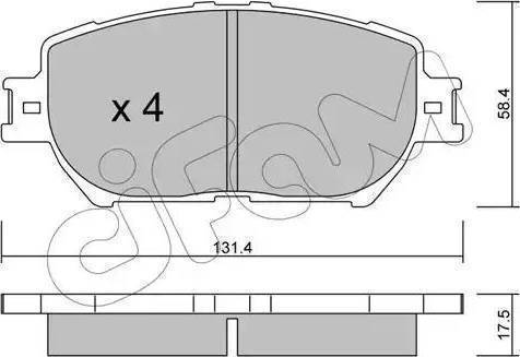 RIDER RD.3323.DB3314 - Bremžu uzliku kompl., Disku bremzes www.autospares.lv