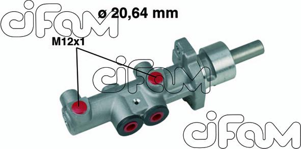 Cifam 202-404 - Galvenais bremžu cilindrs www.autospares.lv