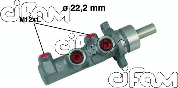 Cifam 202-479 - Galvenais bremžu cilindrs www.autospares.lv