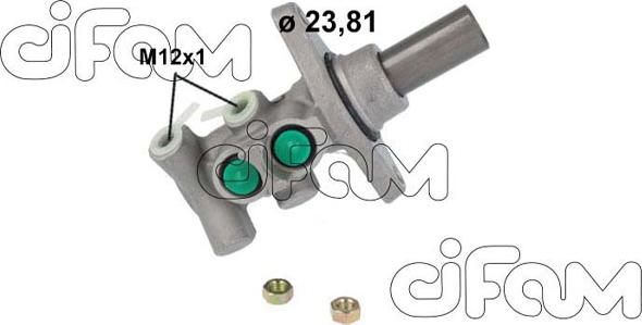 Cifam 202-545 - Главный тормозной цилиндр www.autospares.lv