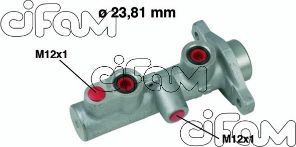 Cifam 202-651 - Galvenais bremžu cilindrs www.autospares.lv