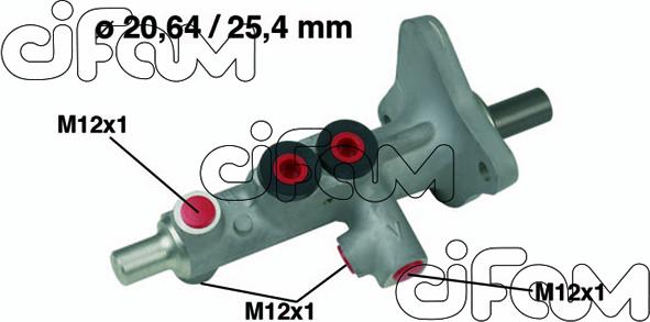 Cifam 202-628 - Galvenais bremžu cilindrs autospares.lv