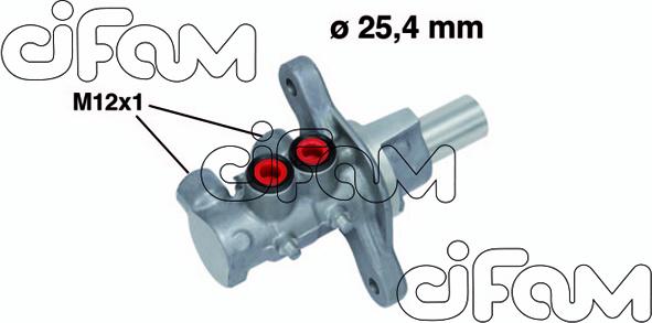 Cifam 202-674 - Galvenais bremžu cilindrs www.autospares.lv