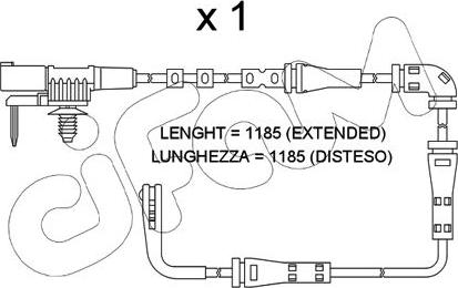 Cifam SU.353 - Indikators, Bremžu uzliku nodilums www.autospares.lv