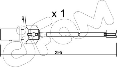 Cifam SU.331 - Indikators, Bremžu uzliku nodilums www.autospares.lv