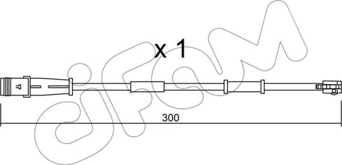 Cifam SU.320 - Indikators, Bremžu uzliku nodilums autospares.lv