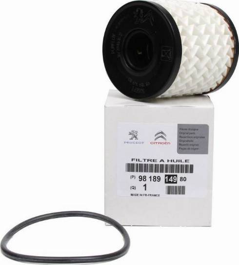 CITROËN 9818914980 - Oil Filter www.autospares.lv